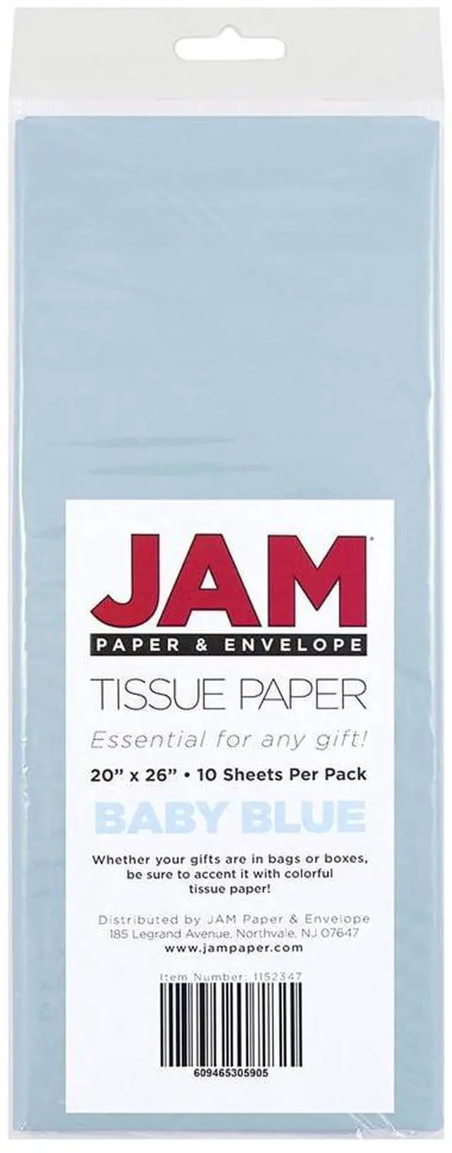Main image of JAM Paper Baby Blue Paper Gift Wrap Tissues, (20 Count)