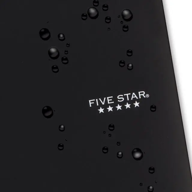 Alt view image 2 of 6 - Five Star Spiral Notebook Plus Study App 1 Subject College Ruled 8 12 x 11 Black