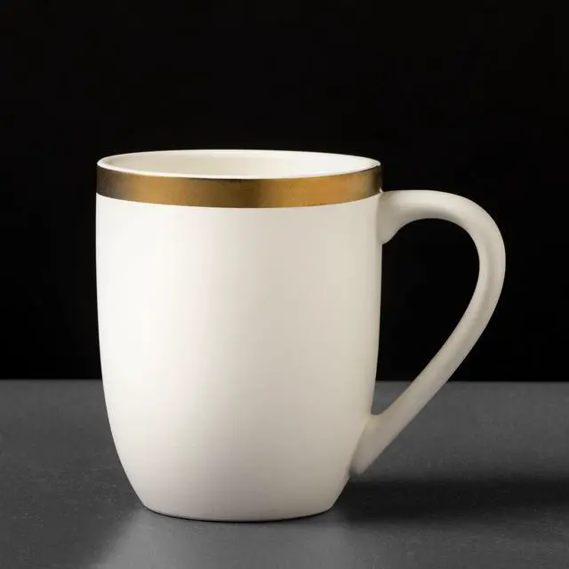 Alt view image 3 of 5 - Thyme & Table 15 fl oz Everest Cream Mug