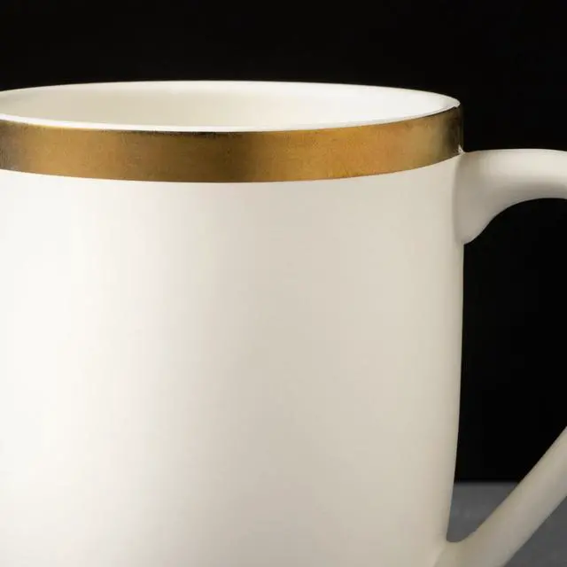 Alt view image 4 of 5 - Thyme & Table 15 fl oz Everest Cream Mug