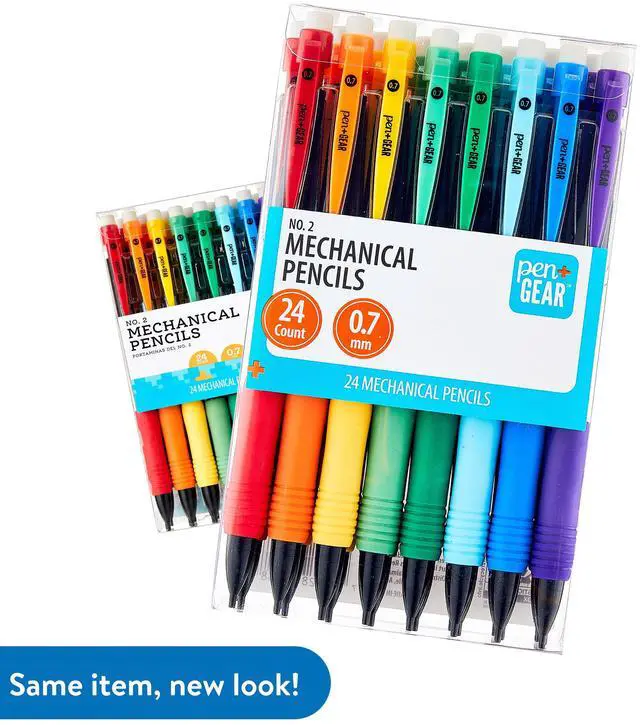 Alt view image 2 of 7 - Pen+Gear #2 HB Mechanical Pencils, 0.7mm, 24 Count