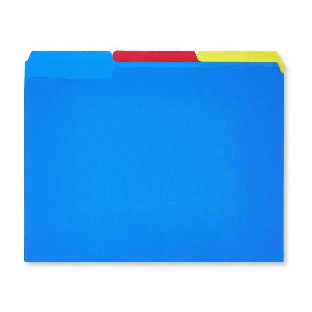 Alt view image 4 of 6 - Pen+Gear File Folders, Letter Size, Assorted Colors, 25 Count