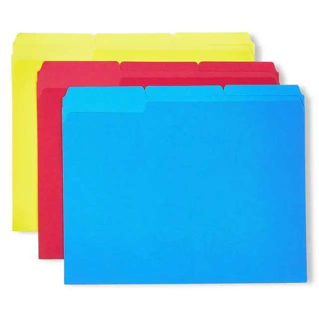 Alt view image 3 of 6 - Pen+Gear File Folders, Letter Size, Assorted Colors, 25 Count