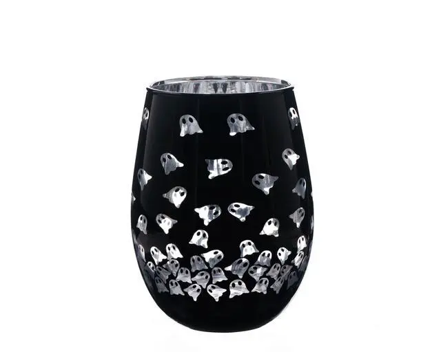 Alt view image 3 of 3 - Way to Celebrate Two Tone Stemless Wine Glass Ghost