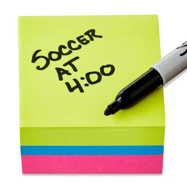 Alt view image 3 of 5 - Pen+Gear Multicolor Sticky Notes Cube, 3 x 3, 400 Sheets