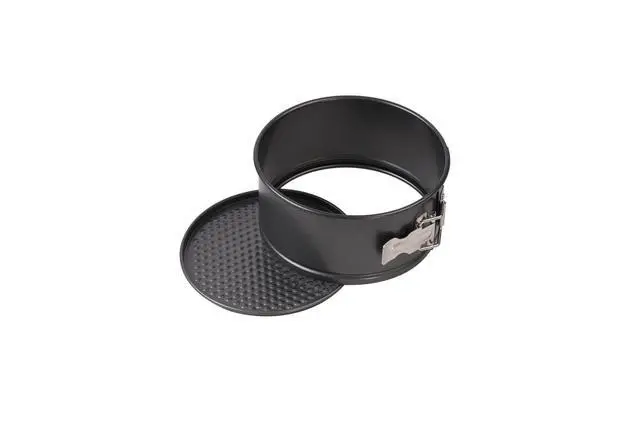 Alt view image 3 of 5 - Mainstays 6" Round Nonstick Carbon Steel Springform Cake Pan, Gray