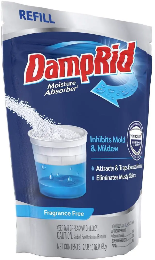 Main image of DampRid Moisture Absorber 42 oz Refill Bag, Fragrance Free, 1 Count