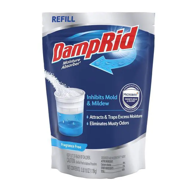 Alt view image 3 of 5 - DampRid Moisture Absorber 42 oz Refill Bag, Fragrance Free, 1 Count