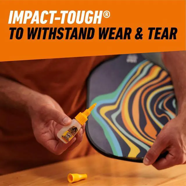Alt view image 2 of 6 - Gorilla Super Glue Brush & Nozzle 10g - Fast Drying Impact Tough Adhesive