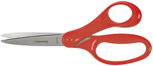 Alt view image 2 of 7 - Fiskars Student Scissors, 7", Pointed, School Supplies for Kids 12 & Older, Red