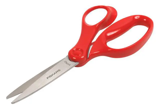 Alt view image 3 of 7 - Fiskars Student Scissors, 7", Pointed, School Supplies for Kids 12 & Older, Red