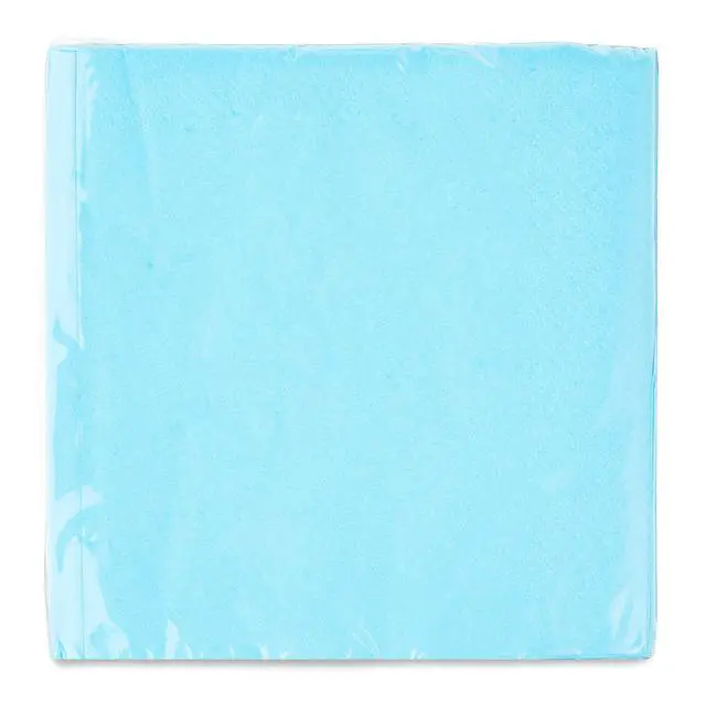 Alt view image 3 of 7 - (6 pack) 24 Count 6.5IN x 6.5IN Light Blue Disposable Paper Napkins by Way To Celebrate