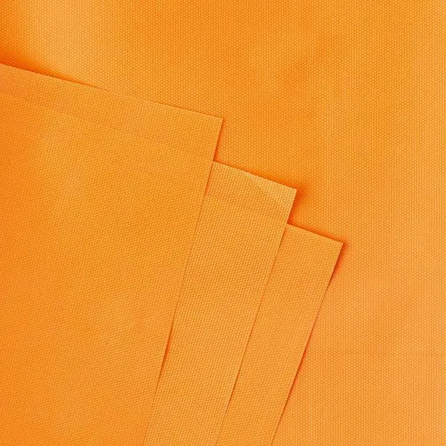 Alt view image 2 of 5 - (6 pack) 1 Count 54 IN x 108IN Orange Rectangular Plastic Table Covers by Way To Celebrate