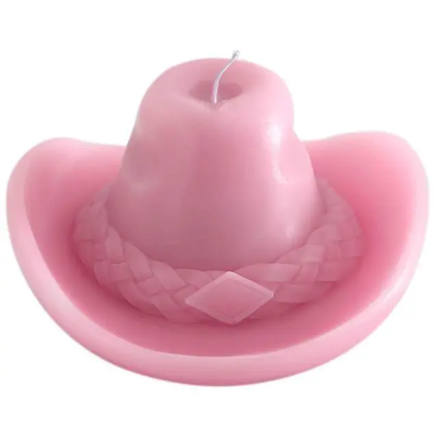 Alt view image 5 of 7 - Urban Shop 2.6" x 5.9" Cowboy Hat Candle
