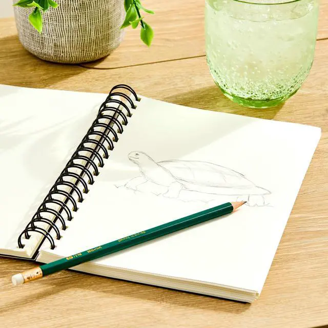 Alt view image 4 of 5 - Pen+Gear 9" x 6" Spiral Sketch Book, 75 Sheets of White, Acid Free, Perforated Premium Drawing Paper