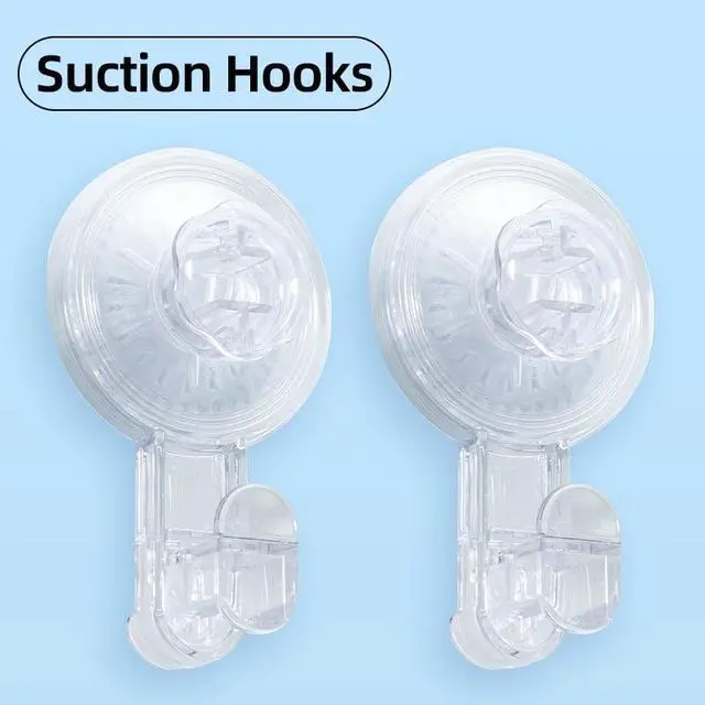 Alt view image 4 of 7 - MAINSTAYS POWERFUL REMOVABLE AND REUSABLE VACUUM SUCTION CUP HOOKS-2 PACK, CLEAR