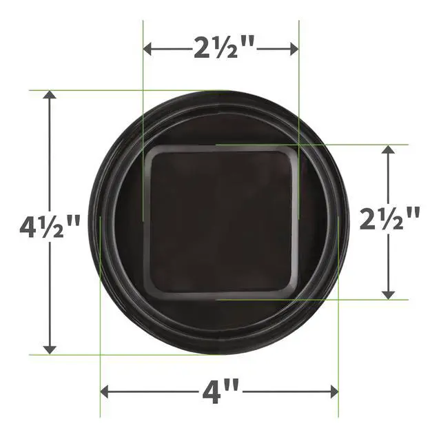 Alt view image 3 of 6 - Super Sliders 4 inch Round Brown Plastic Furniture Caster Cups, 4 Pack
