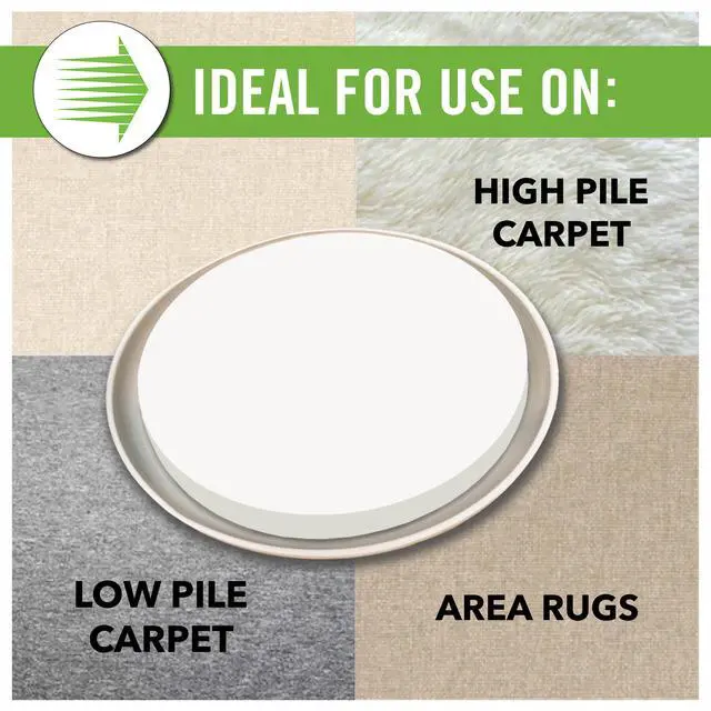 Alt view image 5 of 6 - Super Sliders 2 in. Round Self-Stick Furniture Sliders, Protect Your Floors and Move Furniture Easily 4 pack, Beige