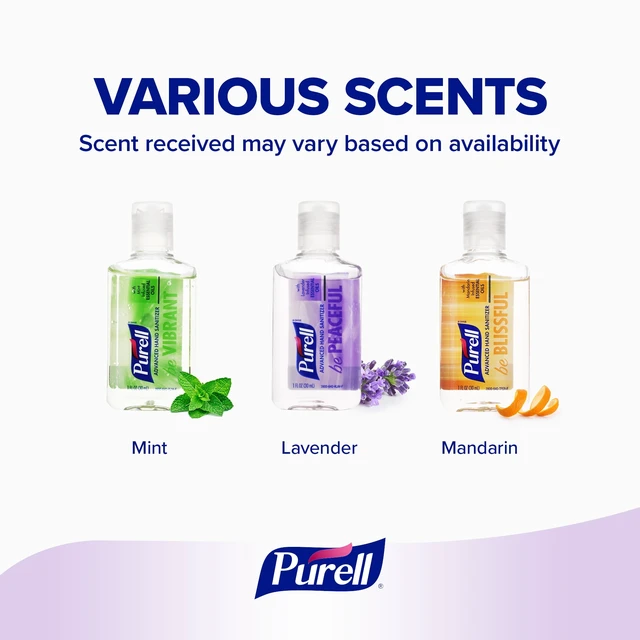 Alt view image 4 of 5 - Purell Hand Sanitizer Gel Travel Size 1 oz 6 Pack, Various Scents (Adult)