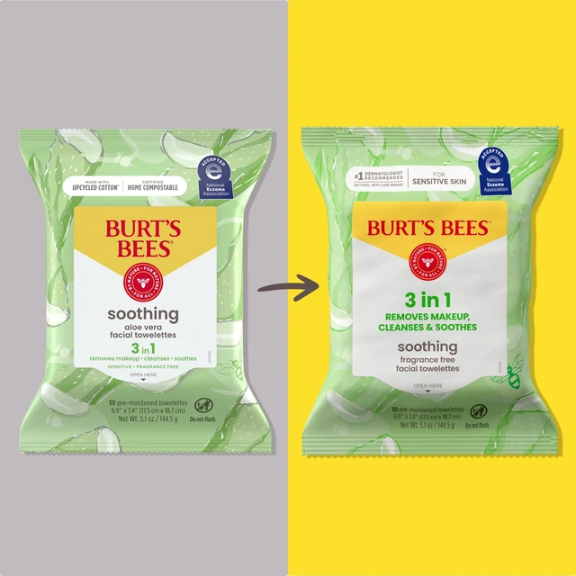 Alt view image 5 of 5 - Burt's Bees Fragrance Free 3-in-1 Makeup Removing and Cleansing Wipes, 30 Count