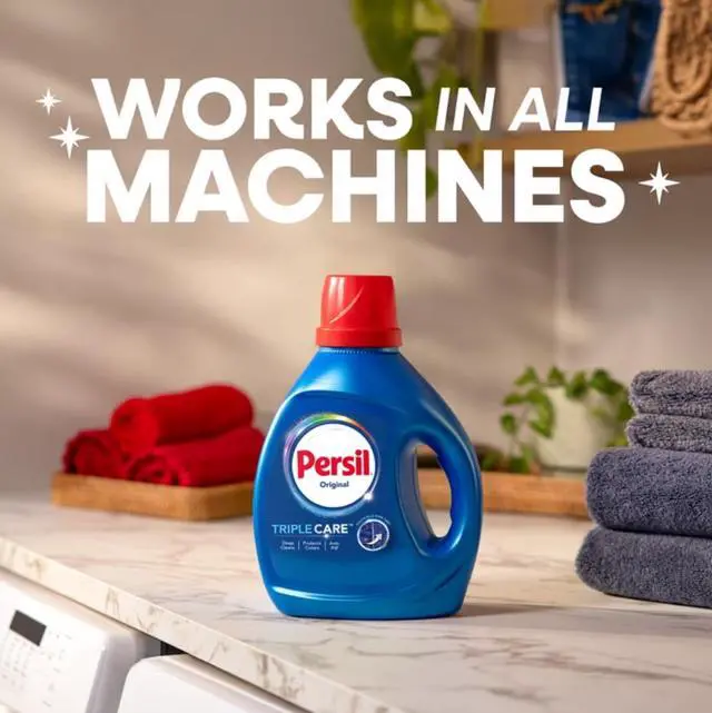 Alt view image 15 of 20 - Persil Deep Clean Liquid Laundry Detergent, Original, 34 fl oz, 25 loads