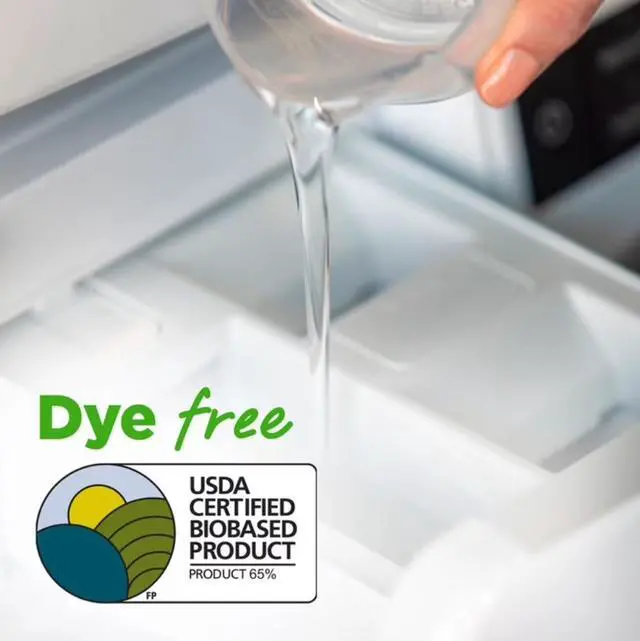 Alt view image 10 of 13 - Purex Natural Elements Fresh Lilies & Linen Liquid Laundry Detergent,150 fl oz115 Loads,DyeFree PlantBased Stain Remover,Gentle on Skin,HESafe for All Fabrics