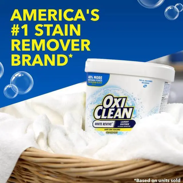 Alt view image 15 of 20 - OxiClean White Revive Laundry Whitener and Laundry Stain Remover Powder, 3 lb