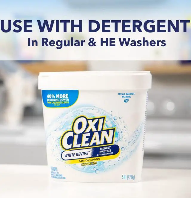 Alt view image 18 of 20 - OxiClean White Revive Laundry Whitener and Laundry Stain Remover Powder, 3 lb