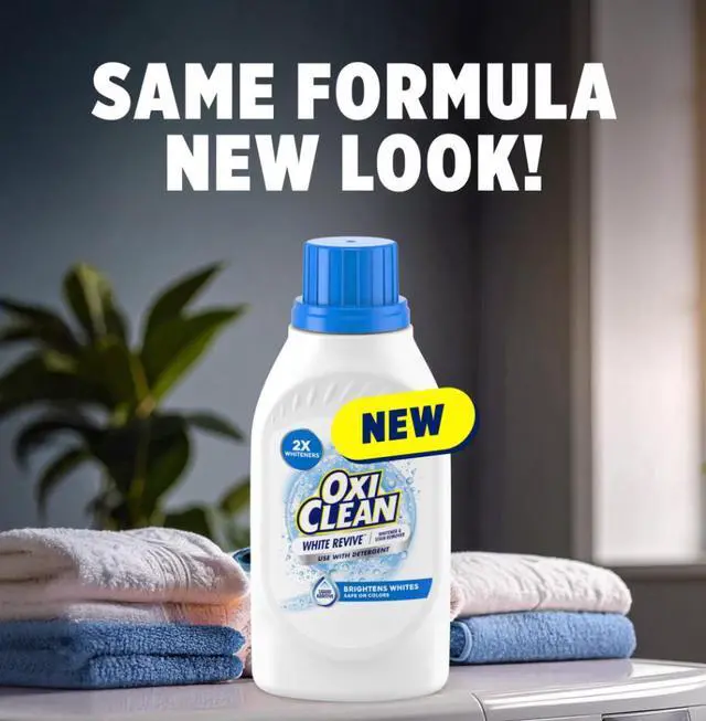 Main image of OxiClean White Revive Whitener & Stain Remover Liquid Additive, 45 fl oz