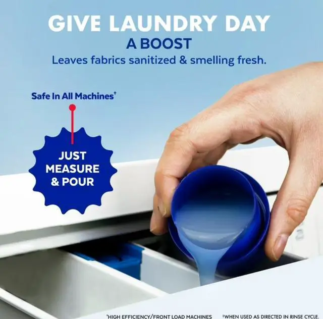 Alt view image 5 of 6 - Lysol Laundry Sanitizer Additive, Sanitizing Liquid for Clothes and Linens, Crisp Linen, 21 oz