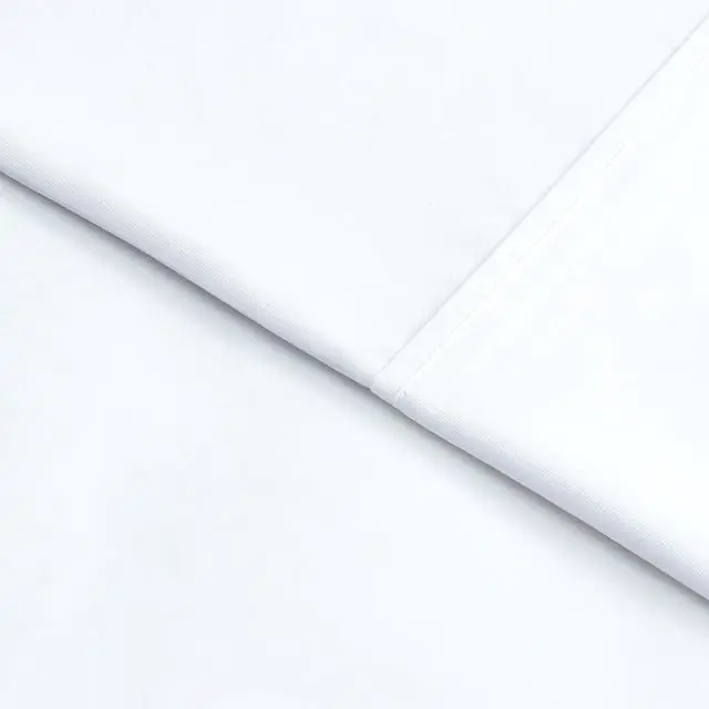 Alt view image 2 of 5 - Mainstays Super Soft Brushed Microfiber Pillowcase Set, Arctic White, Standard/Queen, 2 Piece