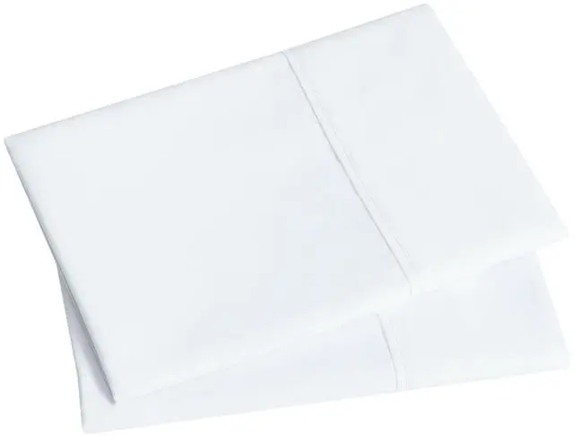 Alt view image 4 of 5 - Mainstays Super Soft Brushed Microfiber Pillowcase Set, Arctic White, Standard/Queen, 2 Piece