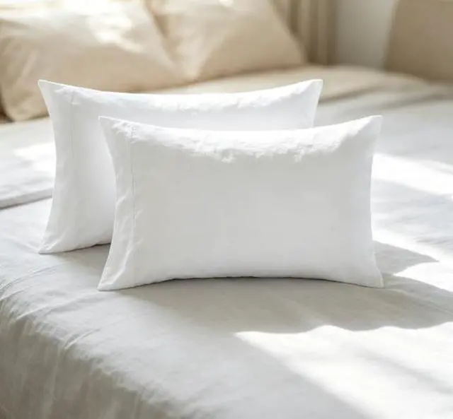 Main image of Mainstays Super Soft Brushed Microfiber Pillowcase Set, Arctic White, Standard/Queen, 2 Piece
