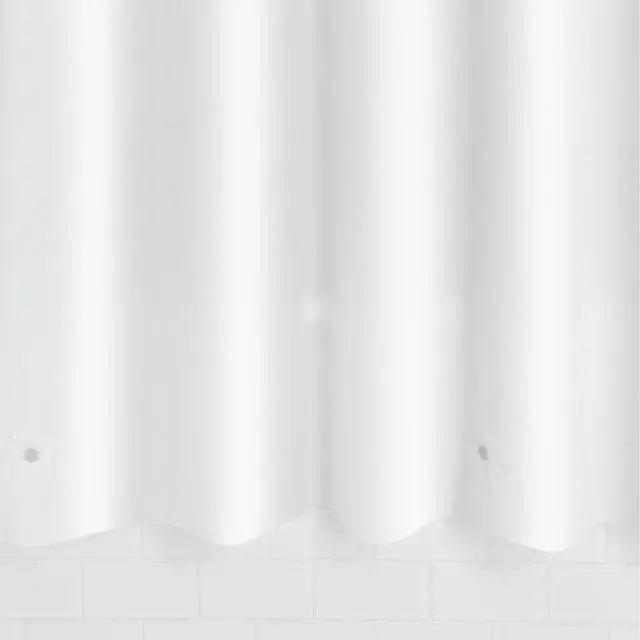Alt view image 7 of 7 - Mainstays Medium Weight Shower Liner - White