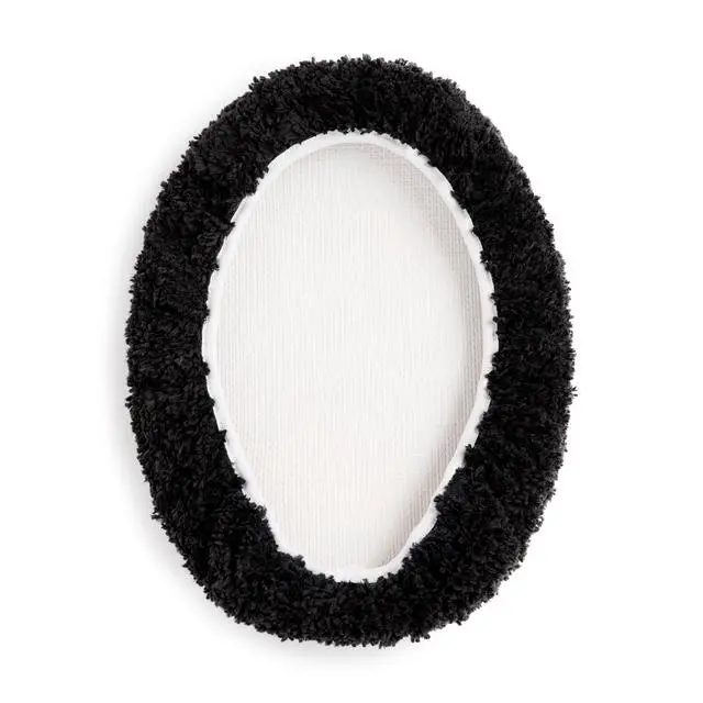Alt view image 5 of 7 - Mainstays Basic Polyester Toilet Lid Cover, Black, 19" x 22"