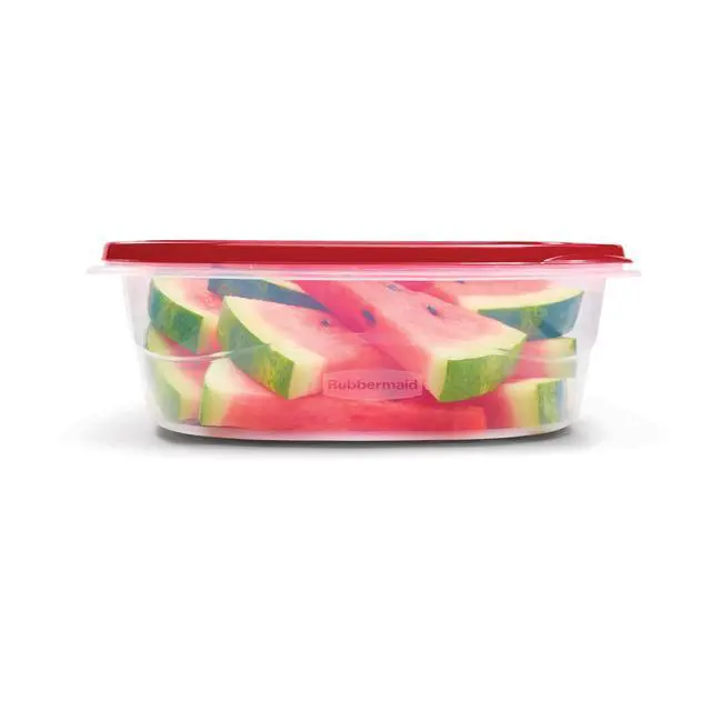 Alt view image 2 of 6 - Rubbermaid TakeAlongs 11.7 Cup Food Storage Containers, Set of 2, Red