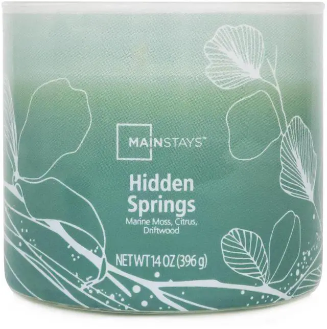 Alt view image 2 of 6 - Mainstays 3-Wick Ombre Wrap Hidden Springs Candle, 14-Ounce