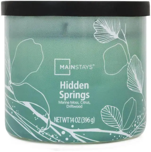 Alt view image 6 of 6 - Mainstays 3-Wick Ombre Wrap Hidden Springs Candle, 14-Ounce