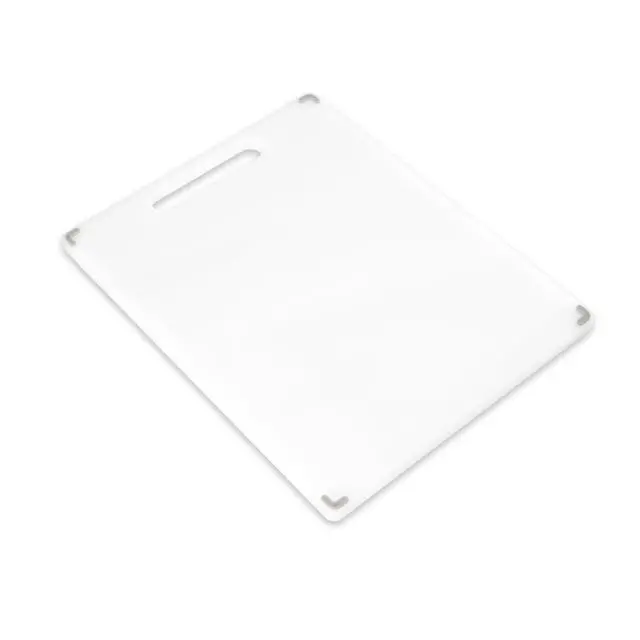 Alt view image 5 of 6 - Mainstays 11" X 14.5" White Non-Slip Poly Cutting Board with Juice Groove