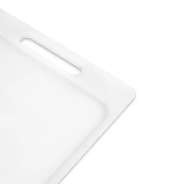 Alt view image 3 of 6 - Mainstays 11" X 14.5" White Non-Slip Poly Cutting Board with Juice Groove