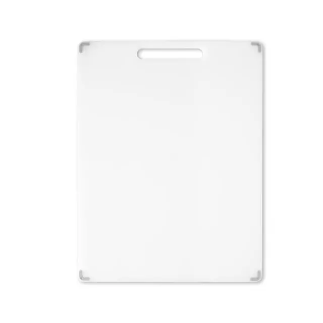 Alt view image 6 of 6 - Mainstays 11" X 14.5" White Non-Slip Poly Cutting Board with Juice Groove