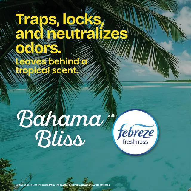 Alt view image 6 of 6 - Glad ForceFlex MaxStrength 13-Gallon Teal Drawstring Tall Kitchen Trash Bags, Febreze Freshness Bahama Bliss Scent, 20 Bags