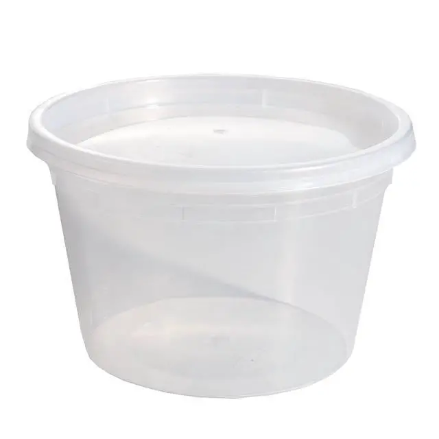 Alt view image 3 of 7 - Mainstays Plastic Deli Containers, 40 Pieces, 16 oz, Meal Prep and Batch Cooking