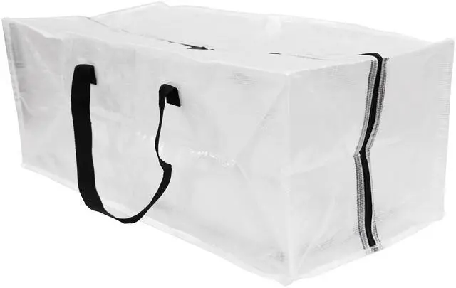 Main image of Mainstays Heavy Duty 20 Gallon Clear Storage and Moving Bag with Dual Handles and Straps