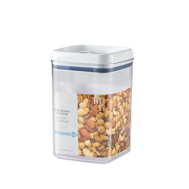 Alt view image 6 of 7 - Better Homes & Gardens Flip-Tite Square Food Storage Container, BPA-Free
