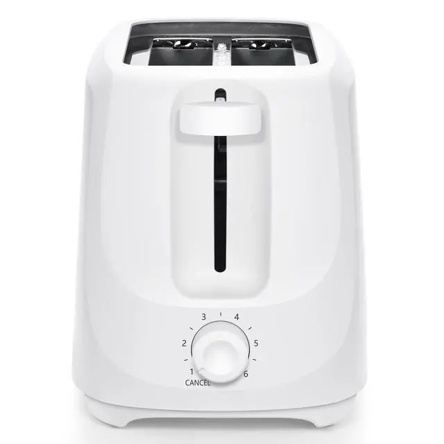 Alt view image 2 of 6 - Mainstays 2-Slice Toaster with 6 Shade Settings and Removable Crumb Tray, Arctic White