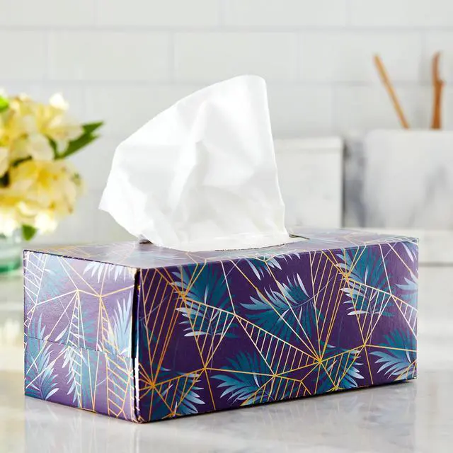 Main image of Great Value Ultra Soft Facial Tissues, 4 Flat Cartons, 120 Tissues per Carton, 3-Ply, Compare to Kleenex®