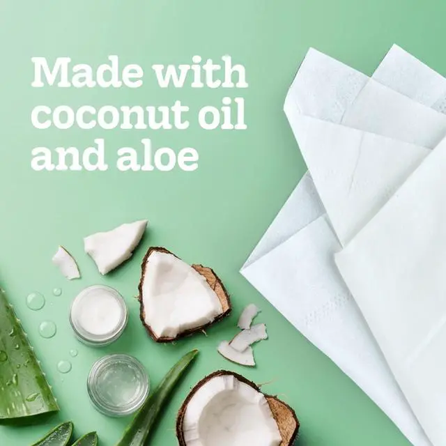 Alt view image 3 of 7 - Kleenex Lotion with Coconut Oil 3-Ply Flat Box Facial Tissues, 4 Pack (480 Total Tissues)
