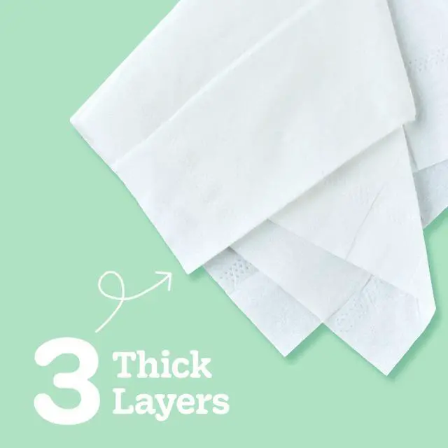 Alt view image 2 of 7 - Kleenex Lotion with Coconut Oil 3-Ply Flat Box Facial Tissues, 4 Pack (480 Total Tissues)