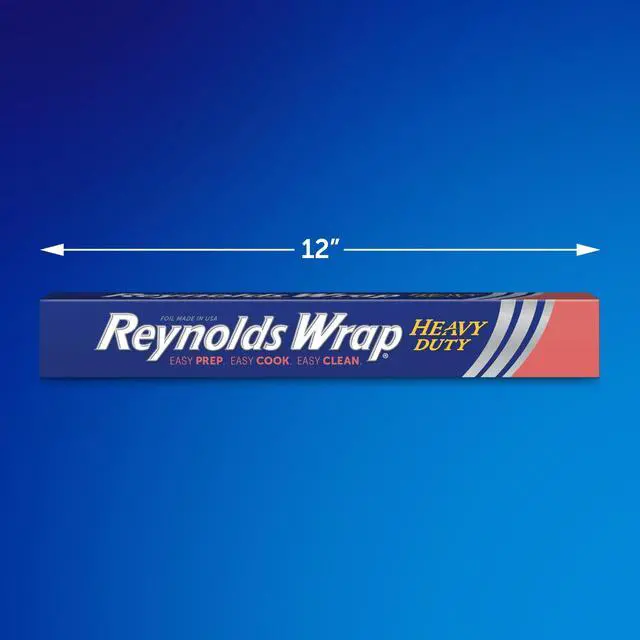 Alt view image 7 of 7 - Reynolds Wrap Heavy Duty Aluminum Foil, 12 Inch Wide, 50 Sq. Ft.